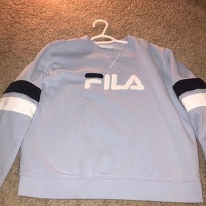 Light Blue FILA pullover/sweater